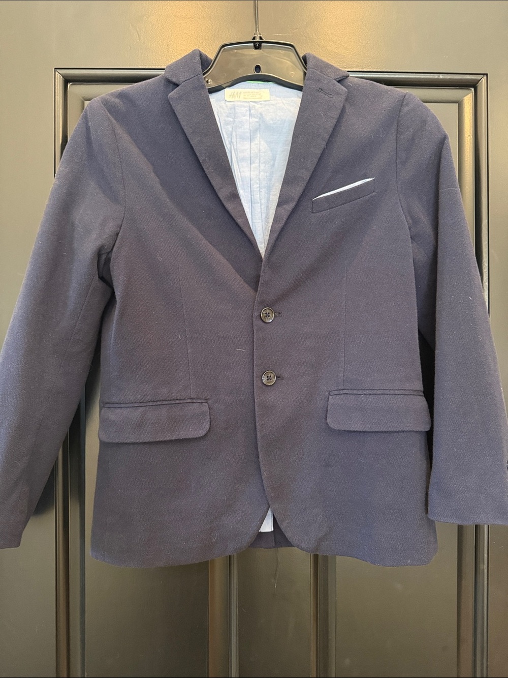 H&M Youth Navy Two-Button Blazer